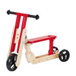 Trottinette enfant 2 en 1 Theo Bouleau massif Naturel / Rouge