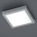 Plafonnier LED Zeus Plexiglas / Aluminium - 1 ampoule - Aluminium / Blanc - Largeur : 23 cm