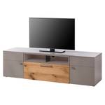 Tv-meubel Anzio II Mat fango/Balkeneikenhout