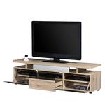 TV-Lowboard CU-Libre 260 Eiche Sanremo Dekor / Schwarz