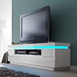 Tv-meubel Emblaze III (incl. verlichting) - hoogglans wit