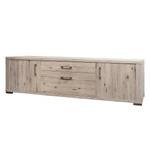 Dressoir Hunton III Beige - Bruin - Plaatmateriaal - 223 x 61 x 45 cm