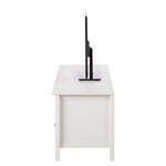 Meuble TV Karelien II Pin massif - Blanc