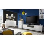 Meuble TV Larado Blanc brillant