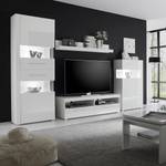 Meuble TV Liminka I Blanc brillant / Banc