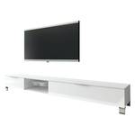 Meuble TV Margherita III Blanc brillant - Largeur : 210 cm