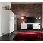 Tv-kast Paddington mdf glas metaal hoogglans wit