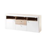 TV-Lowboard Telemann II Beige - Weiß - Holzwerkstoff - 165 x 72 x 43 cm