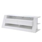 Meuble TV Twantic II Blanc brillant