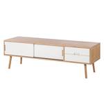 Meuble TV Verwood I Blanc - Bois manufacturé - 160 x 50 x 48 cm