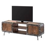 TV-Lowboard Wharton I Mango teilmassiv / Stahl