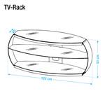 Meuble TV Florens Platine