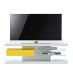 Tv-rek SL 660 incl. verlichting - Wit/geel