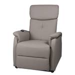 Fauteuil TV Pavlos Imitation cuir beige