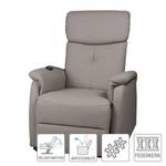 Fauteuil TV Pavlos Imitation cuir beige