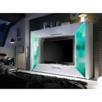 Tv-wand Soledad (incl. RGB-verlichting) hoogglans wit/wit