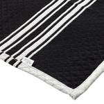 Jeté de lit Hourglass Tissu - Noir / Blanc