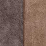 Couverture unie double-face Sorrento Marron / Marron café