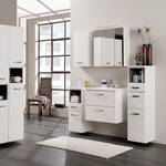 Armoire basse Ancona Blanc brillant / Blanc