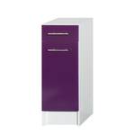 Armoire basse Ottawa Avec socle - Aubergine