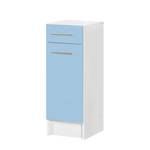 Armoire basse Ottawa Avec socle - Bleu clair