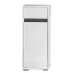 Armoire basse Sol II Blanc brillant / Blanc