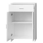 Armoire basse Venus II Blanc brillant / Blanc