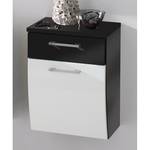 Armoire basse Vibrant Anthracite / Blanc