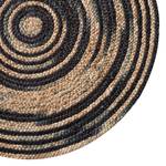 Tapis en jute Duba Jute - Beige / Noir