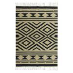 Tapis en jute Berenike Jute - Beige / Noir