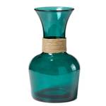 Vase Mayden Verre - Bleu pétrole
