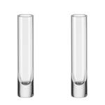 Vases Noble(lot de 2)- 25 cm Transparent - Verre - 5 x 27 x 5 cm