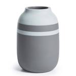 Vase NONE I Keramik - Grau / Weiß
