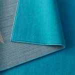 Velours Teppich Stern Blau