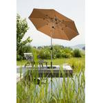 Parasol Venedig 270 Aluminium / Polyester - Argenté / Mocca