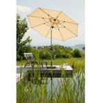 Parasol Venedig 270 aluminium/polyester zilverkeurig/natuurkleurig