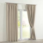 Tenda a rivetti con fettuccia arricciatende Beige 130x310 cm