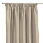 Tenda a rivetti con fettuccia arricciatende Beige 130x310 cm