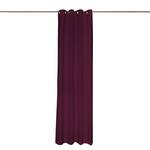 Verdunklungs-Vorhang mit Ösen Violett - 130x260 cm