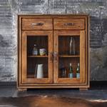 Armoire Khan Sheesham massif / Imitation cuir