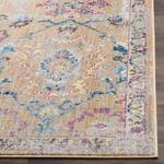 Vintage-Teppich Adalicia Kunstfaser - Camel / Marineblau - 200 x 300 cm