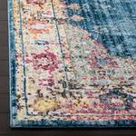 Vintage-Teppich Hadarah Kunstfaser - Marineblau / Creme - 243 x 304 cm