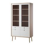 Vitrine Verwood Blanc - Bois/Imitation - 100 x 185 x 42 cm