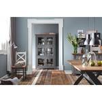 Armoire vitrine Balignton Pin massif - Gris