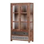 Armoire vitrine Farasi Sheesham massif