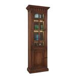 Armoire vitrine Vicuna II Pin massif - Marron - Avec éclairage