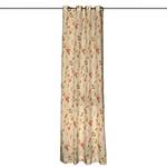 Tende con occhielli Beige fiori piccoli 130x260 cm