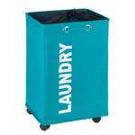 Wasmand Quadro geweven stof - Turquoise