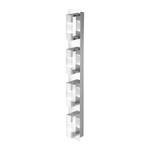 LED-Wand & Deckenleuchte Kemos - Aluminium - Silber