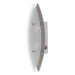 Lampade da parete e soffitto Oval Metallo/Vetro argento 2 luci